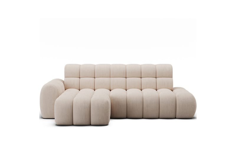 Kulmasohva Eltap Ceedro 283x165x98 cm - Jarell 20, Beige, Vasen - Huonekalut - Sohva - Vuodesohva