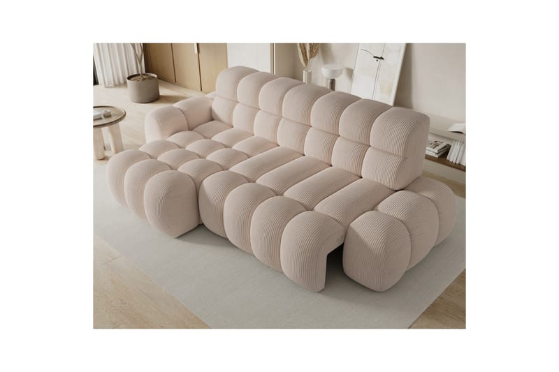 Kulmasohva Eltap Ceedro 283x165x98 cm - Jarell 20, Beige, Vasen - Huonekalut - Sohva - Vuodesohva