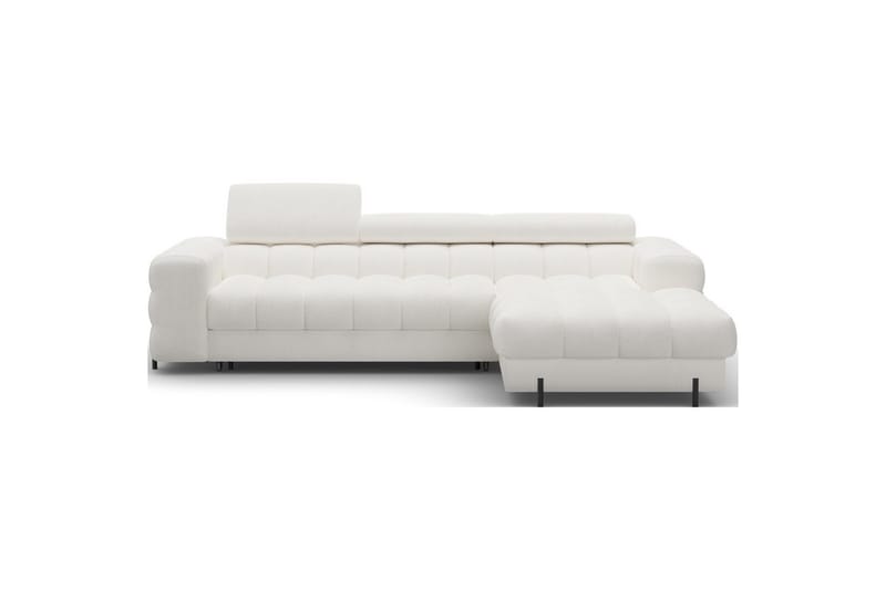 Kulmasohva Eltap Felro 285x181x93 cm, Amore 01, Valkoinen, Oikea