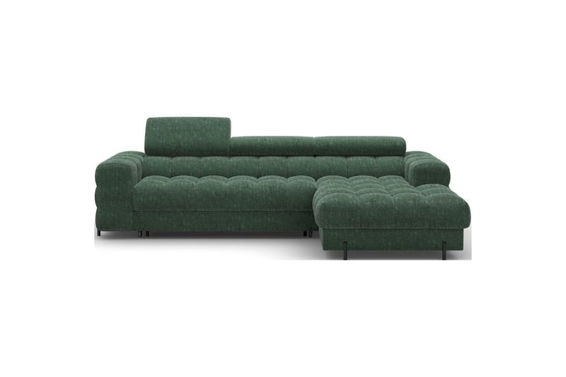 Kulmasohva Eltap Felro 285x181x93 cm - Amore 35, Vihreä, Oikea - Huonekalut - Sohva - Vuodesohva