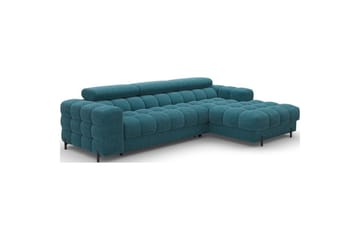 Kulmasohva Eltap Felro 285x181x93 cm - Amore 40, Sininen, Oikea - Huonekalut - Sohva - Vuodesohva