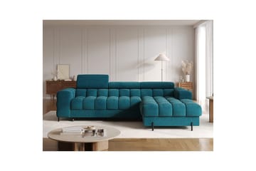 Kulmasohva Eltap Felro 285x181x93 cm - Amore 40, Sininen, Oikea - Huonekalut - Sohva - Vuodesohva