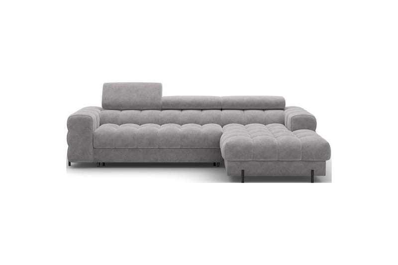 Kulmasohva Eltap Felro 285x181x93 cm - Aura 04, Harmaa, Oikea - Huonekalut - Sohva - Vuodesohva