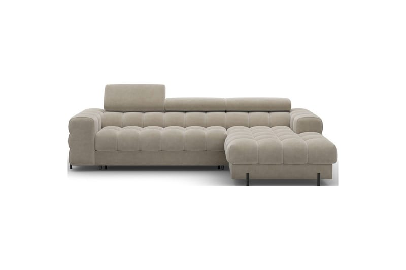 Kulmasohva Eltap Felro 285x181x93 cm - Aura 18, Beige, Oikea - Huonekalut - Sohva - Vuodesohva