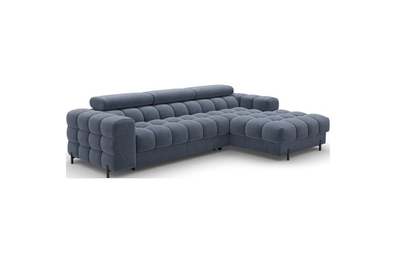 Kulmasohva Eltap Felro 285x181x93 cm - Aura 40, Sininen, Oikea - Huonekalut - Sohva - Vuodesohva
