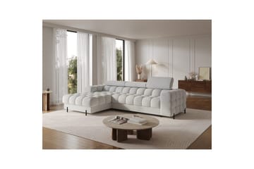 Kulmasohva Eltap Felro 285x181x93 cm - Royal 03, Harmaa, Vasen - Huonekalut - Sohva - Vuodesohva