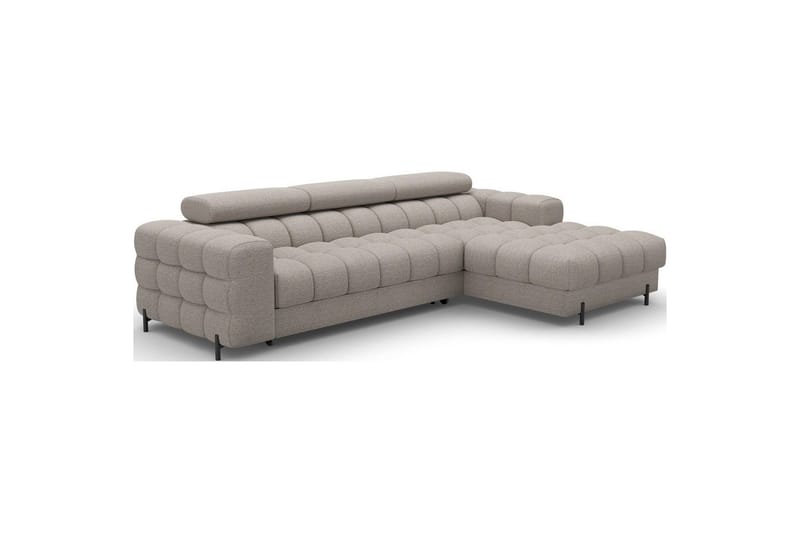 Kulmasohva Eltap Felro 285x181x93 cm - Royal 20, Beige, Oikea - Huonekalut - Sohva - Vuodesohva