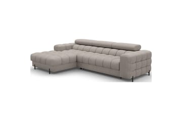 Kulmasohva Eltap Felro 285x181x93 cm - Royal 20, Beige, Vasen - Huonekalut - Sohva - Vuodesohva