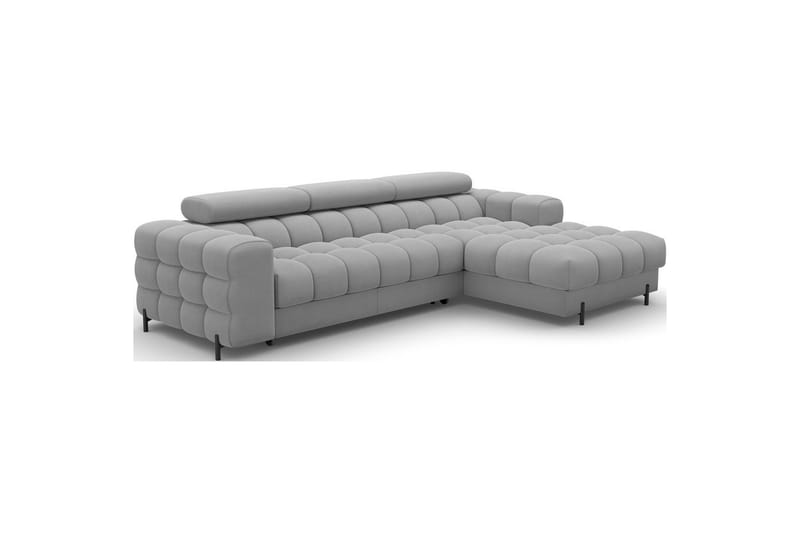 Kulmasohva Eltap Felro 285x181x93 cm - Sola 04, Harmaa, Oikea - Huonekalut - Sohva - Vuodesohva