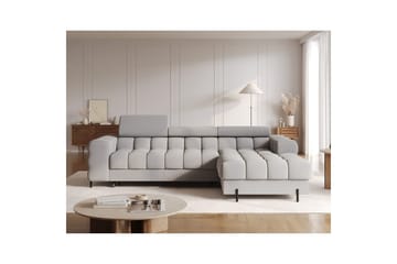 Kulmasohva Eltap Felro 285x181x93 cm - Sola 04, Harmaa, Oikea - Huonekalut - Sohva - Vuodesohva