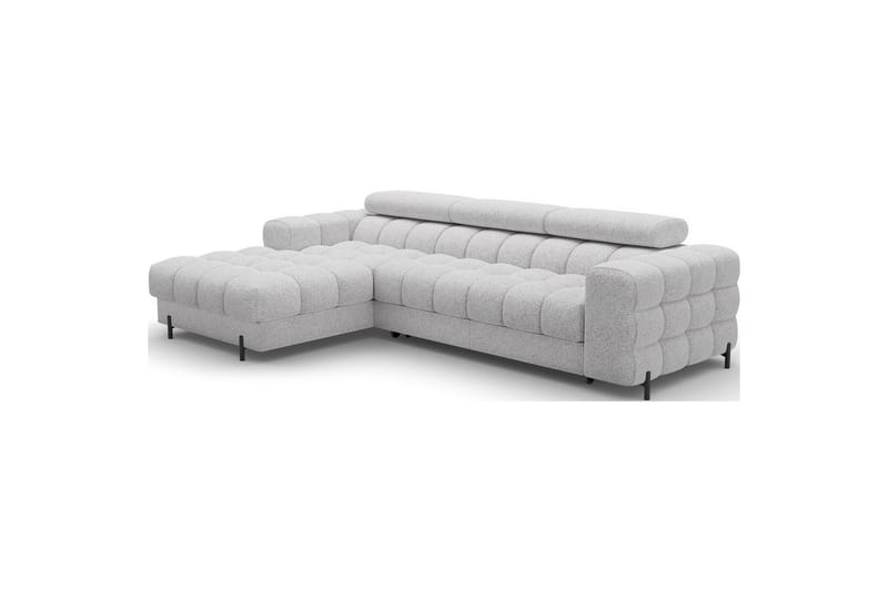 Kulmasohva Eltap Felro 285x181x93 cm - Pellerito 03, harmaa, Vasen - Huonekalut - Sohva - Vuodesohva