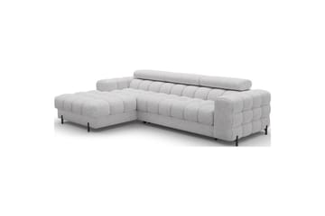 Kulmasohva Eltap Felro 285x181x93 cm - Pellerito 03, harmaa, Vasen - Huonekalut - Sohva - Vuodesohva