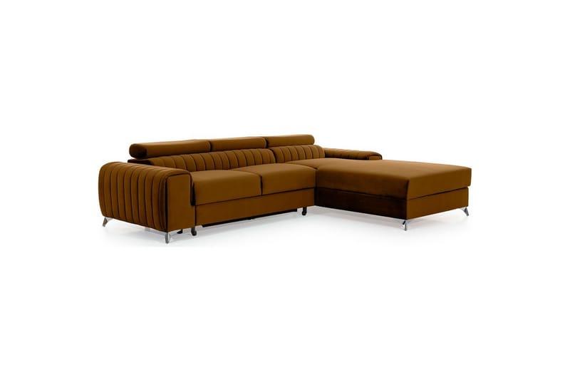 Kulmasohva Eltap Grayson 278x205x92 cm - Loco 45, Keltainen, Oikea - Huonekalut - Sohva - Vuodesohva