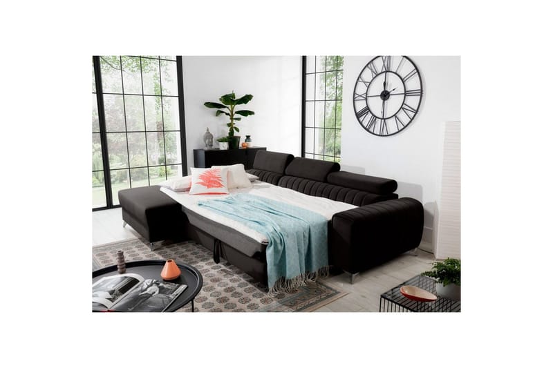 Kulmasohva Eltap Grayson 278x205x92 cm - Loco 5, Harmaa, Vasen - Huonekalut - Sohva - Vuodesohva