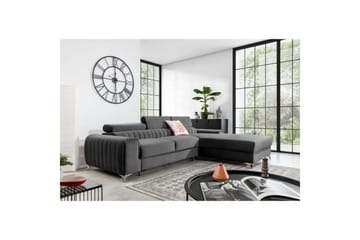 Kulmasohva Eltap Grayson 278x205x92 cm - Nube 4, Vaaleanharmaa, Oikea - Huonekalut - Sohva - Vuodesohva