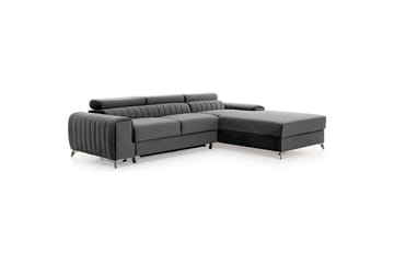 Kulmasohva Eltap Grayson 278x205x92 cm - Nube 4, Vaaleanharmaa, Oikea - Huonekalut - Sohva - Vuodesohva