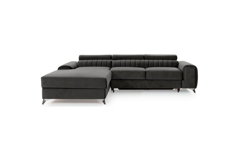 Kulmasohva Eltap Grayson 278x205x92 cm - Nube 5, harmaa, Vasen - Huonekalut - Sohva - Vuodesohva