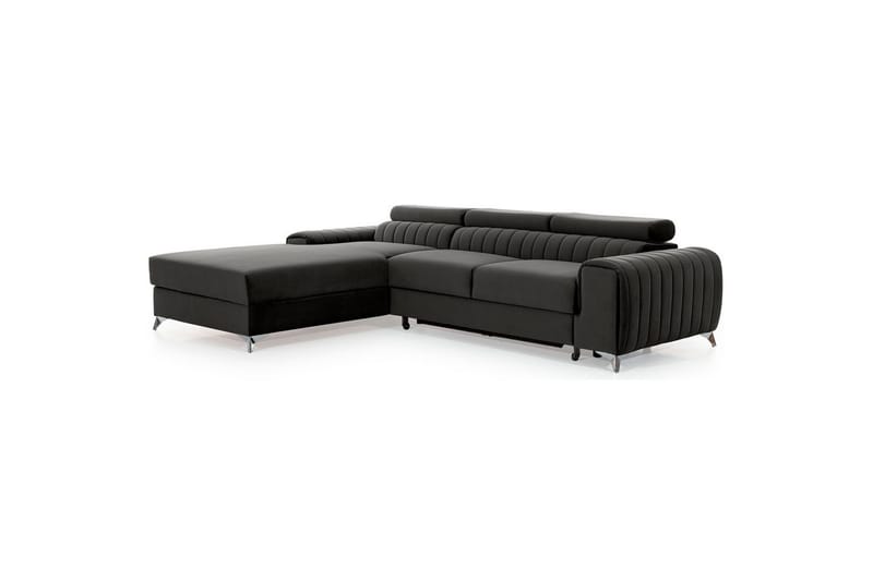 Kulmasohva Eltap Grayson 278x205x92 cm - Nube 5, harmaa, Vasen - Huonekalut - Sohva - Vuodesohva