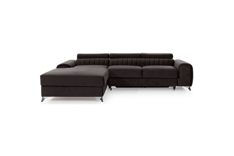 Kulmasohva Eltap Grayson 278x205x92 cm - Riviera 97, Harmaa, Vasen - Huonekalut - Sohva - Vuodesohva