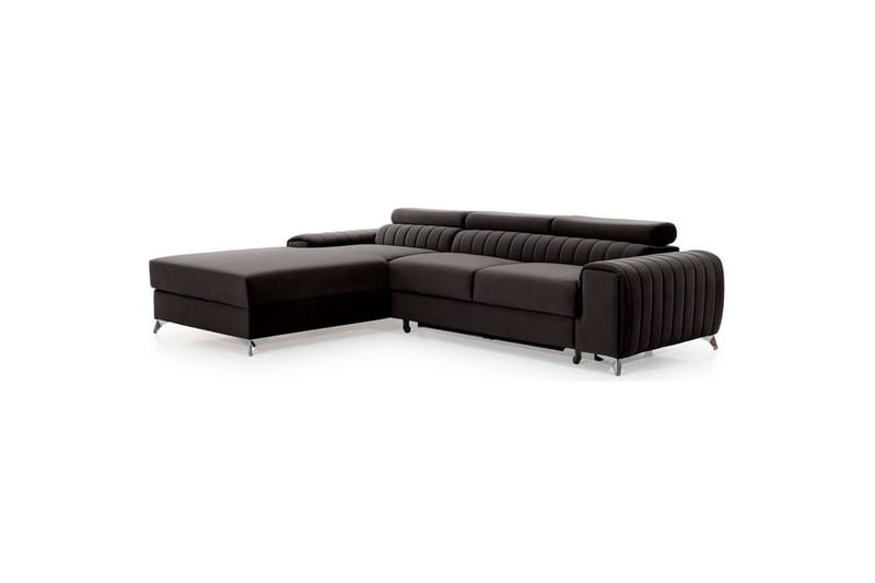 Kulmasohva Eltap Grayson 278x205x92 cm - Riviera 97, Harmaa, Vasen - Huonekalut - Sohva - Vuodesohva