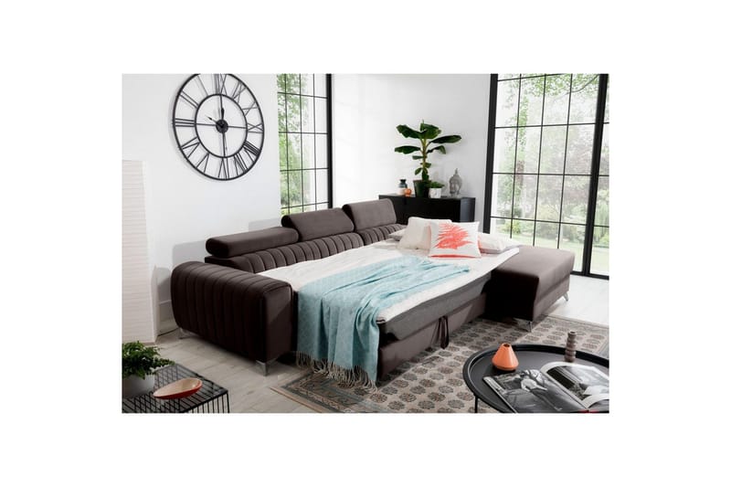 Kulmasohva Eltap Grayson 278x205x92 cm - Velvetmat 22, Oikea - Huonekalut - Sohva - Vuodesohva