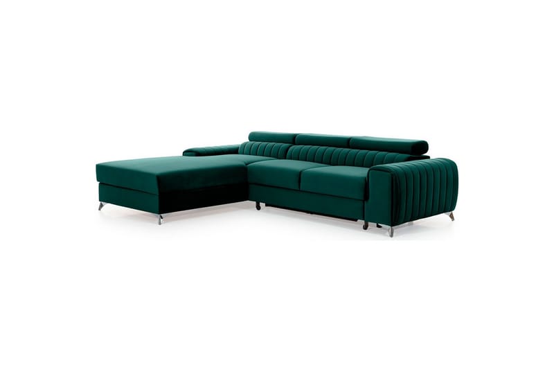 Kulmasohva Eltap Grayson 278x205x92 cm - Velvetmat 38, Vasen - Huonekalut - Sohva - Vuodesohva