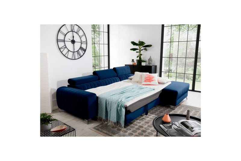 Kulmasohva Eltap Grayson 278x205x92 cm - Velvetmat 40, Oikea - Huonekalut - Sohva - Vuodesohva