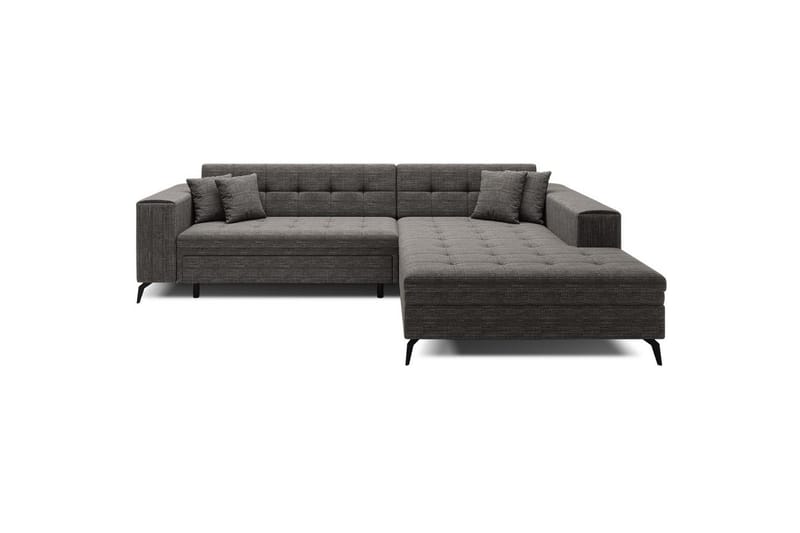 Kulmasohva Eltap Solange 292x196x84 cm - Berlin 01, Harmaa, Oikea - Huonekalut - Sohva - Vuodesohva