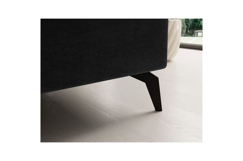 Kulmasohva Eltap Solange 292x196x84 cm - Monolith 97, Tummanharmaa, Vasen - Huonekalut - Sohva - Vuodesohva