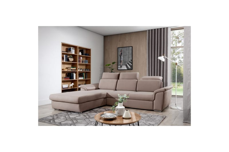 Kulmasohva Eltap Trevisco 272x216x100 cm, Solar 16, Beige, Vasen