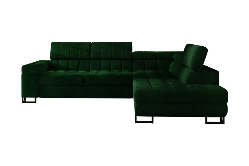 Kulmasohva Freswick Oikea, Tummanvihreä