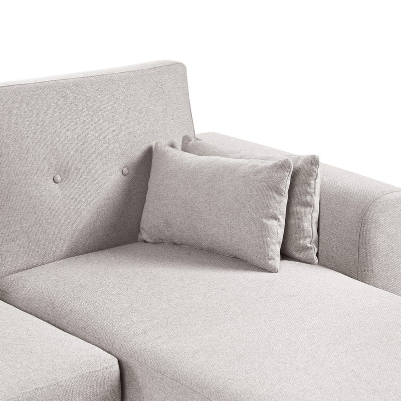 Kulmasohva Kaarina - Harmaa, Ruskea - Huonekalut - Sohva - Vuodesohva