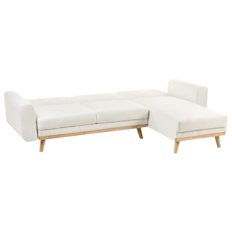 Kulmasohva Kaarina - Valkoinen, Ruskea - Huonekalut - Sohva - Vuodesohva