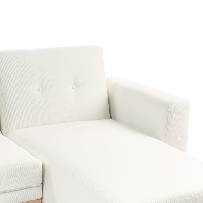 Kulmasohva Kaarina - Valkoinen, Ruskea - Huonekalut - Sohva - Vuodesohva