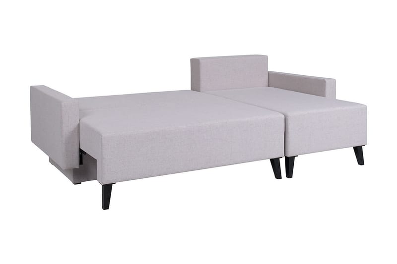 Kulmasohva Oviedo - Musta Korkeakiilto - Huonekalut - Sohva - Vuodesohva