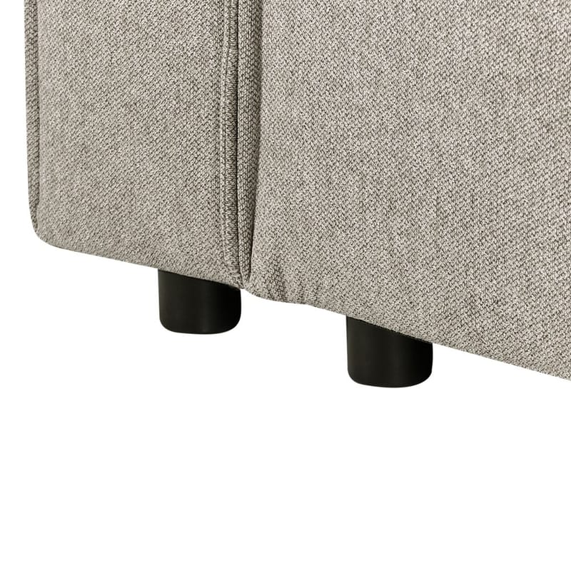 Kulmasohva Romedal II - Beige, musta/Vasemmanpuoleinen - Huonekalut - Sohva - Vuodesohva