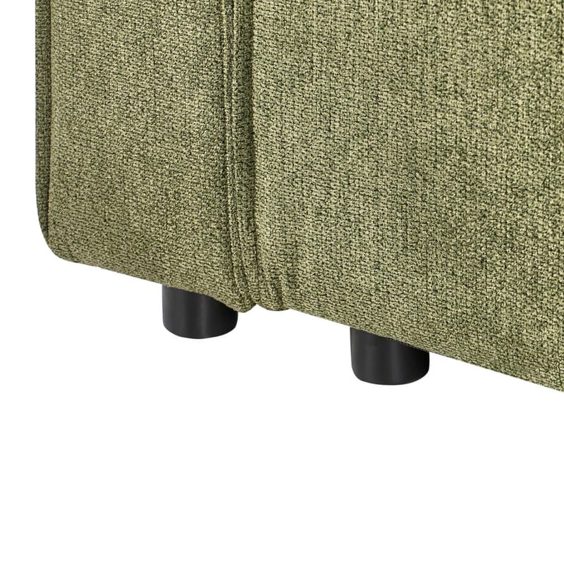 Kulmasohva Romedal II - Vihreä, Musta/Oikeakätinen - Huonekalut - Sohva - Vuodesohva