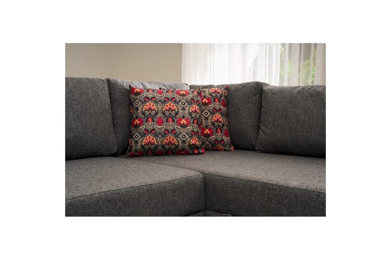 Kulmasohva-sänky Iroulport Oikea Harmaa - Harmaa - Huonekalut - Sohva - Vuodesohva