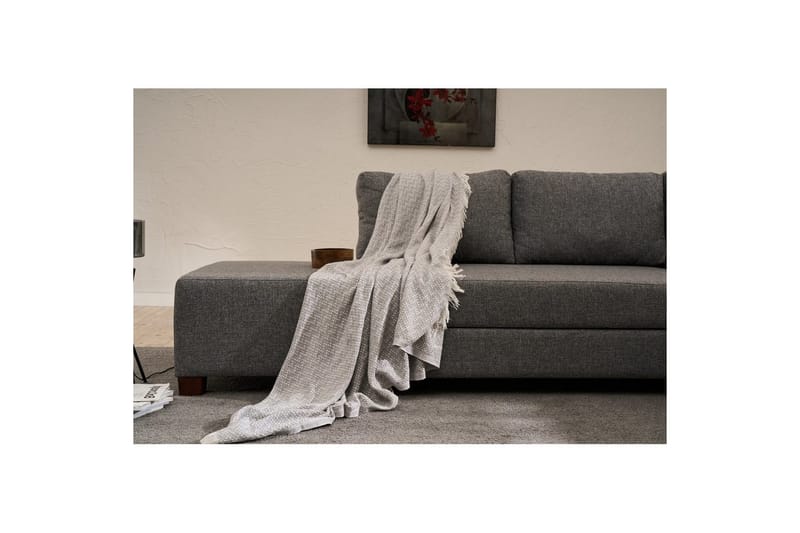 Kulmasohva-sänky Iroulport Oikea Harmaa - Harmaa - Huonekalut - Sohva - Vuodesohva