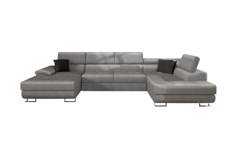 Kulmasohva Urvalla Oikea - Harmaa - Huonekalut - Sohva - Vuodesohva