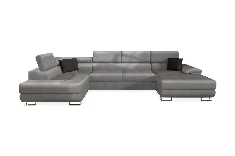 Kulmasohva Urvalla Vasen - Harmaa - Huonekalut - Sohva - Vuodesohva