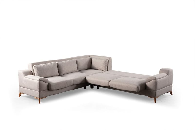 Kulmasohva-vuode Atelier Del Sofa Aqua Corner beige (275/300 x 100 x 90 cm) Vasen 2 / oikea 3 - Huonekalut - Sohva - Vuodesohva