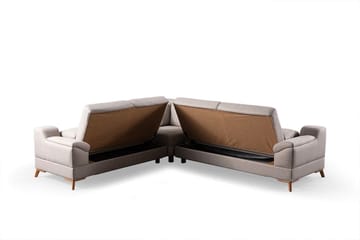 Kulmasohva-vuode Atelier Del Sofa Aqua Corner beige (275/300 x 100 x 90 cm) Vasen 2 / oikea 3 - Huonekalut - Sohva - Vuodesohva