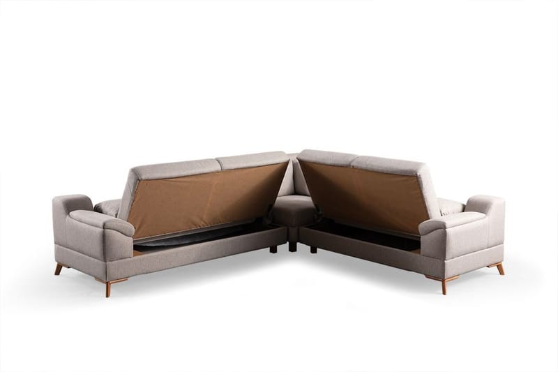 Kulmasohva-vuode Atelier Del Sofa Aqua Corner beige (275/300 x 100 x 90 cm) Vasen 3 / oikea 2 - Huonekalut - Sohva - Vuodesohva