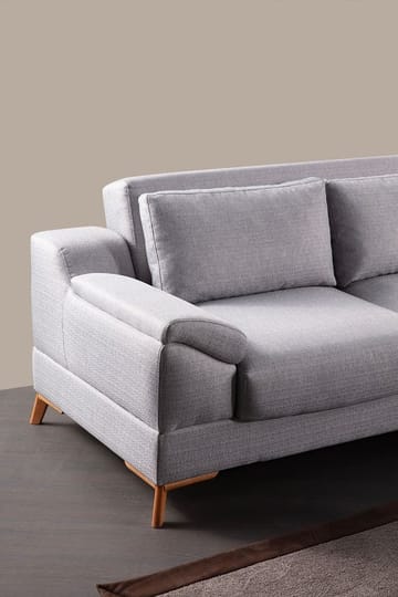 Kulmasohva-vuode Atelier Del Sofa Aqua Grey (225/275 x 100 x 90 cm) Oikea - Huonekalut - Sohva - Vuodesohva