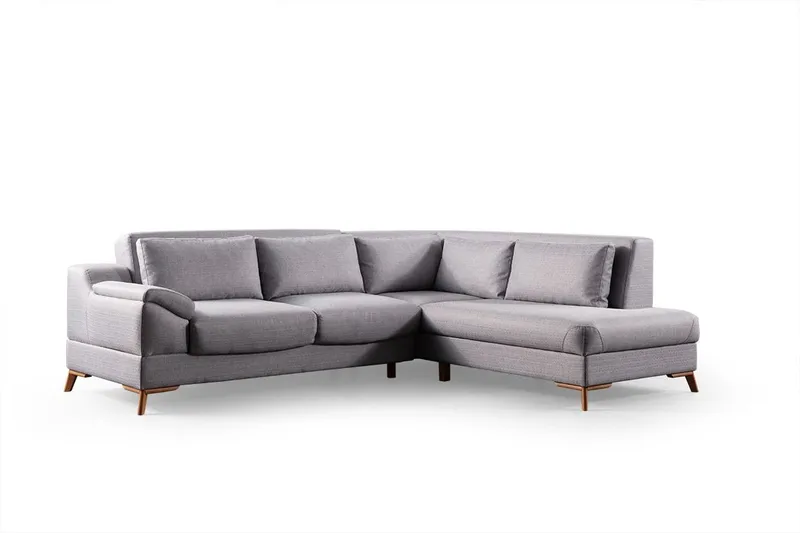 Kulmasohva-vuode Atelier Del Sofa Aqua Grey (225/275 x 100 x 90 cm) Oikea, undefined