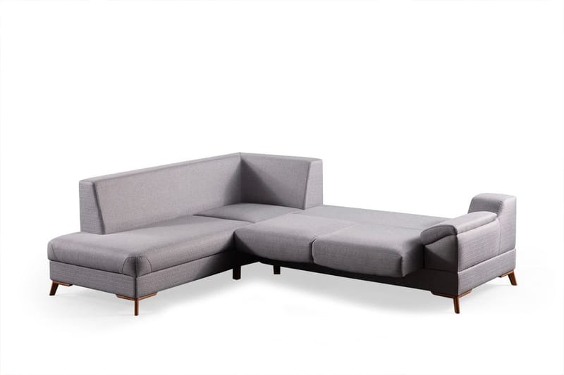 Kulmasohva-vuode Atelier Del Sofa Aqua Grey (225/275 x 100 x 90 cm) Vasen - Huonekalut - Sohva - Vuodesohva