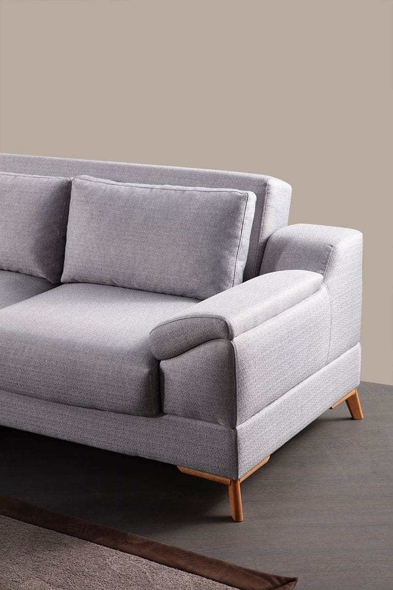 Kulmasohva-vuode Atelier Del Sofa Aqua Grey (225/275 x 100 x 90 cm) Vasen - Huonekalut - Sohva - Vuodesohva
