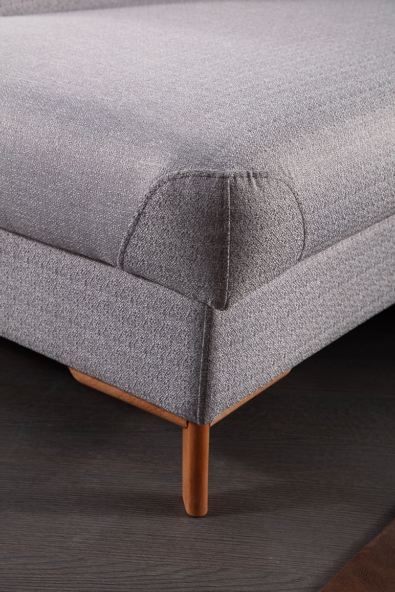 Kulmasohva-vuode Atelier Del Sofa Aqua Grey (225/275 x 100 x 90 cm) Vasen - Huonekalut - Sohva - Vuodesohva
