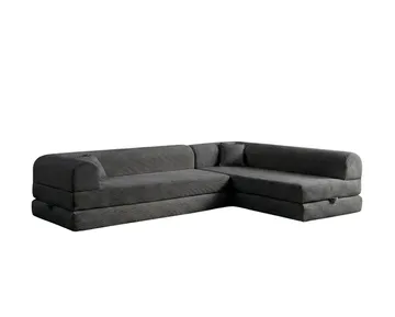 Kulmavuodesohva Atelier Del Sofa Legom Eco (280 x 90 x 25 cm) Antrasiitti